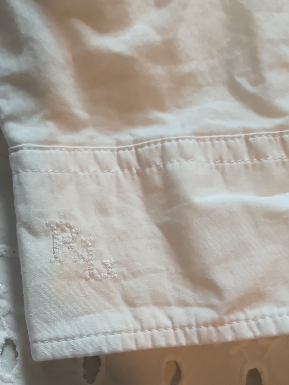 Ralph Lauren 100% cotton White Eyelet button down Broadcloth Tunic 14 - Picture 4 of 10